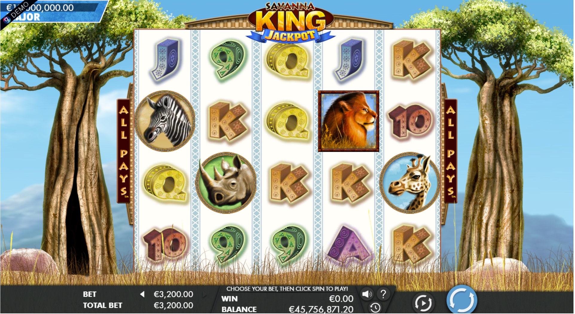 Play Sava King Jackpot